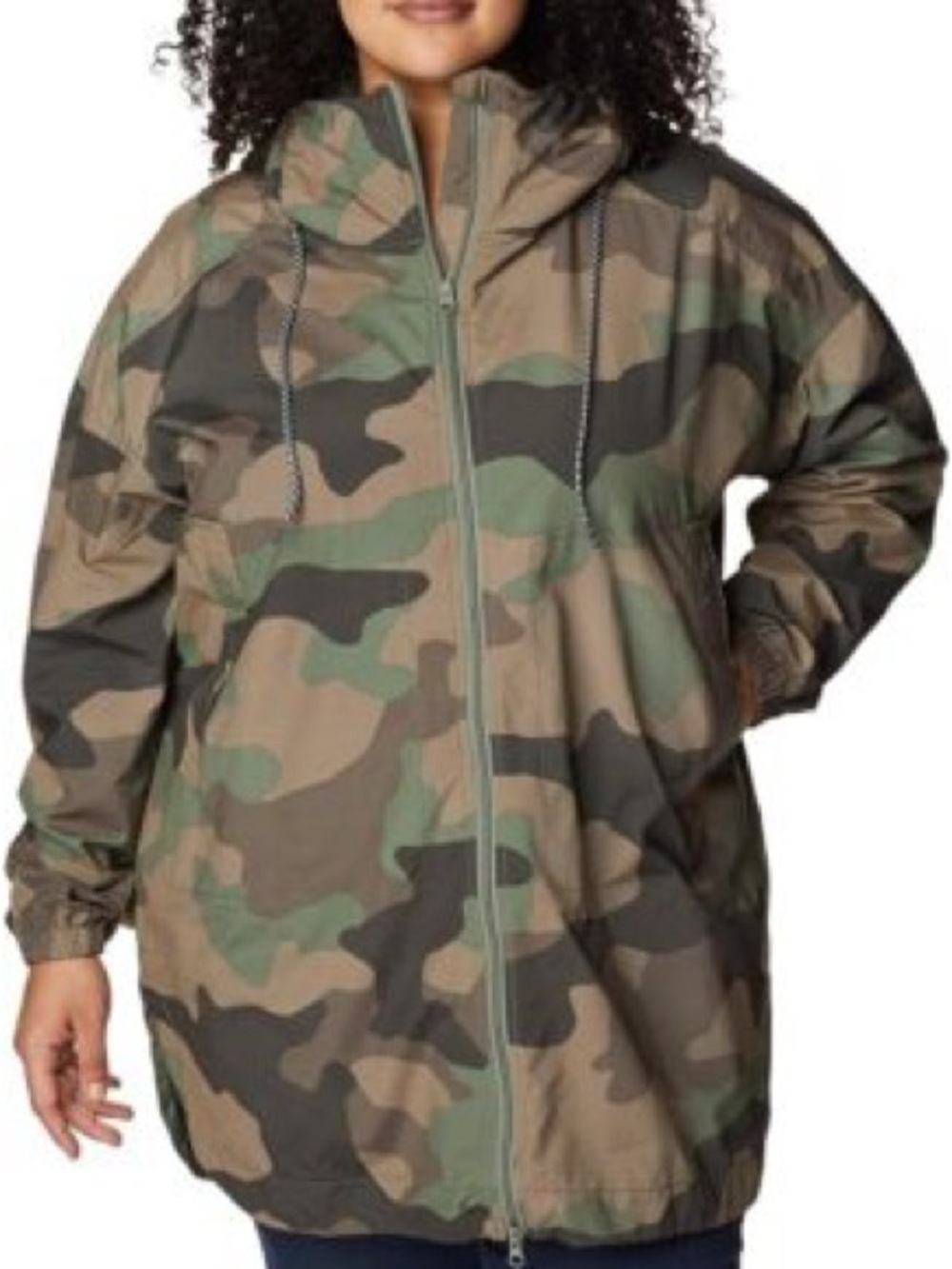 Columbia Women's Little Fields Printed Long Jacket Size L